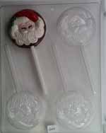 Santa face w/ swirly beard (design has a round shape) C057