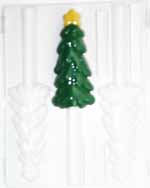 Elongated Christmas tree w/ star on top Pretzel Rod C132