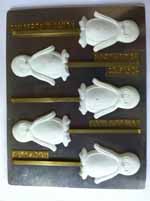 Penguin lollipop C159 Christmas Chocolate Candy Mold