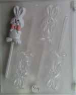 Cute simple bunny w/ bow E024