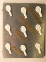 Tennis Racquet Pieces S066 Sport Chocolate Candy Mold